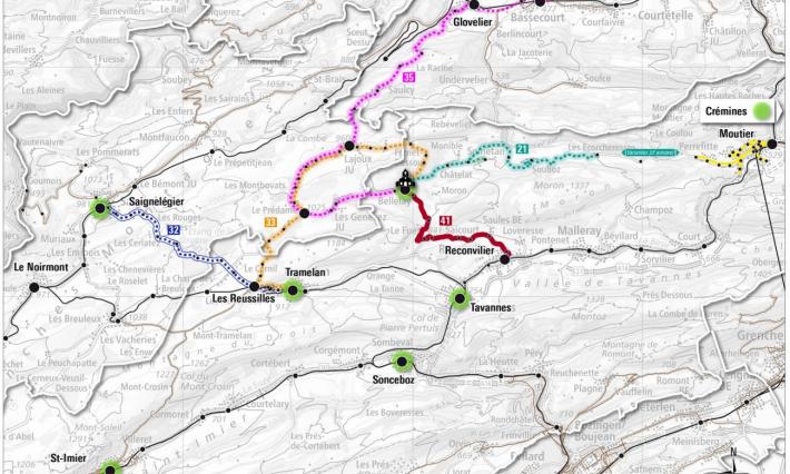 Projet de mobilité durable pour l'accessibilité du site de Bellelay