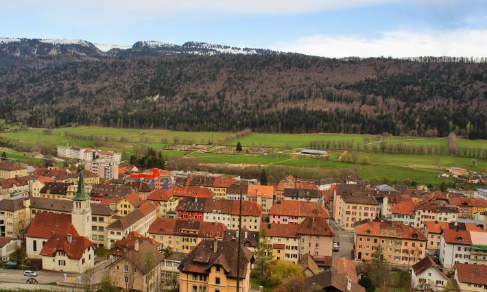 St. Imier From Mont Soleil
